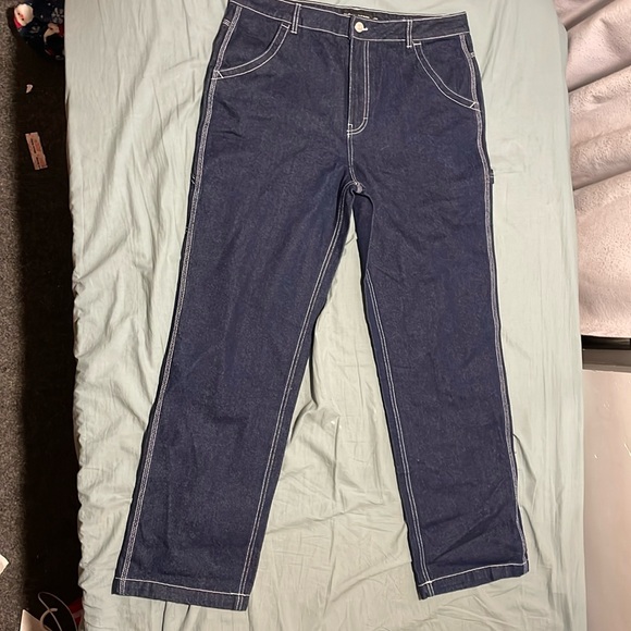 Baggy Carpenter Dark Wash Jeans - Picture 1 of 4